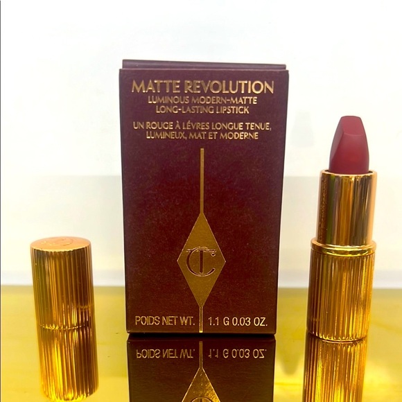 Charlotte Tilbury Other - Charlotte Tilbury Matte Revolution Lipstick - Red and Gold